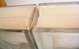 2 glass blocks ready for the next layer